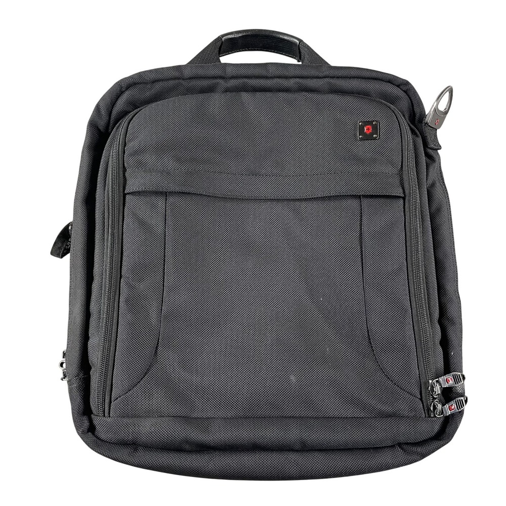 Victorinox Black Laptop Bag/Briefcase w/Multiple Pockets, fits‎ 16" Laptop *